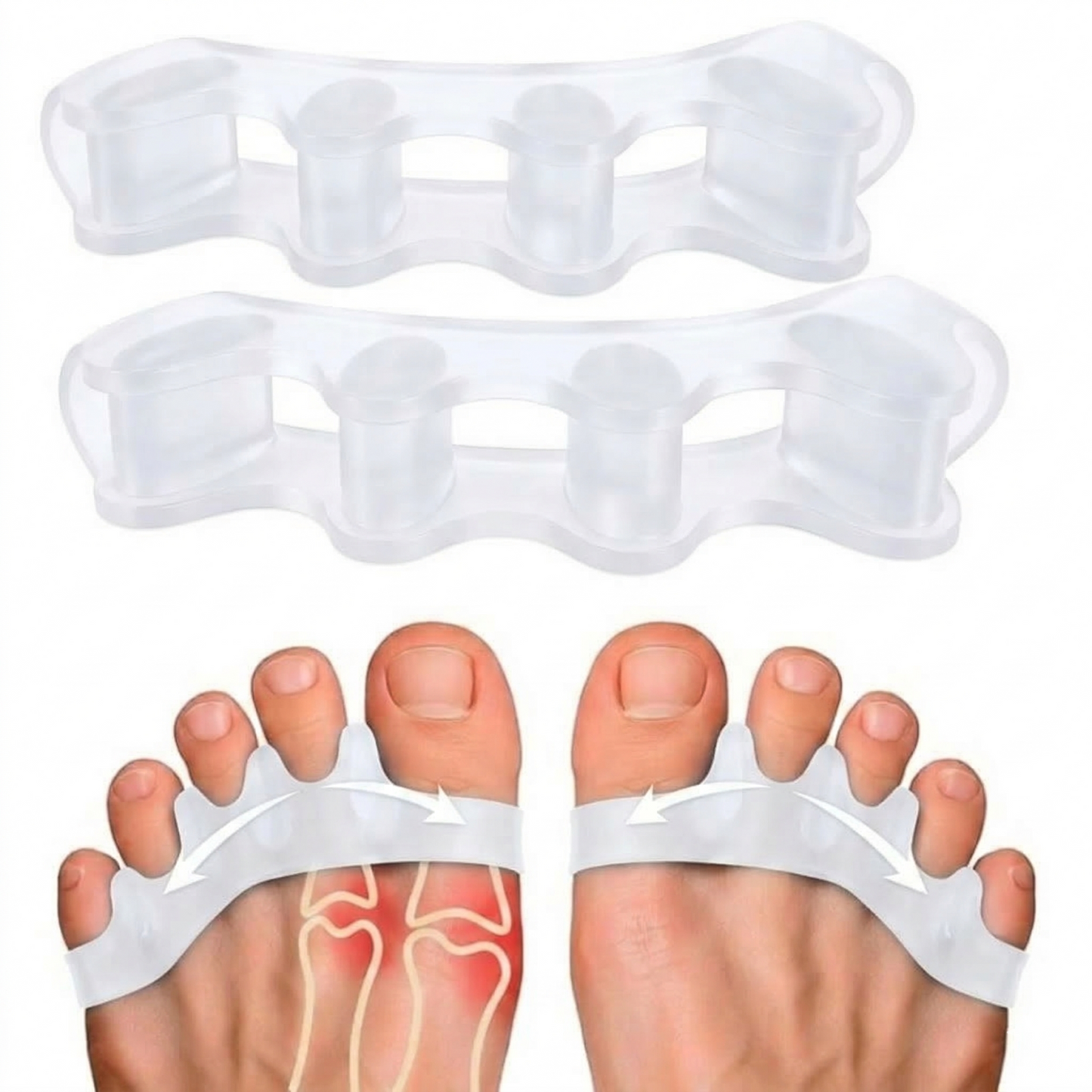 Plantar Fasciitis Recovery Toe Spacers